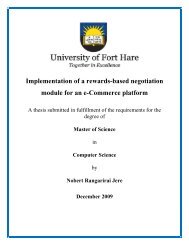 Jere (M Sc) Computer Sc.pdf - University of Fort Hare Institutional ...