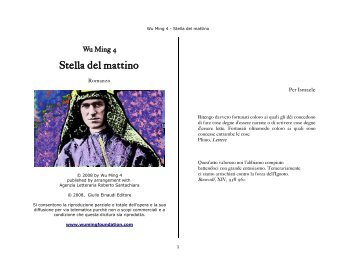 "Stella del mattino" in PDF - Wu Ming