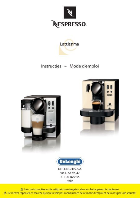 DeLonghi Lattissima EN680 M Nespresso machine - Wehkamp.nl