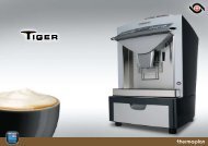 view the Thermoplan Tiger and Tiger Cool brochure - Foodservice ...