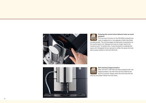 Miele's CM 5 freestanding coffee systems