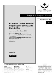 Espresso Coffee Service - VHS - VEA