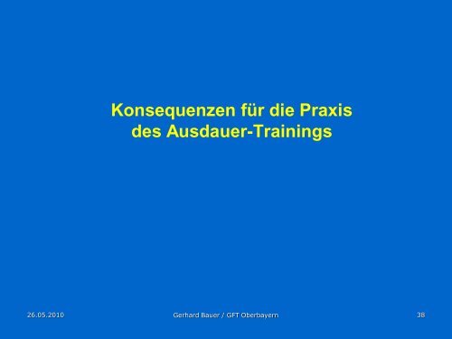 Schnelligkeit und Ausdauer im Fußball ... - GFT Oberbayern