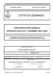 Regolamento edilizio - Comune di Legnago