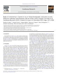 Gondwana Research - Earth and Atmospheric Sciences - University ...