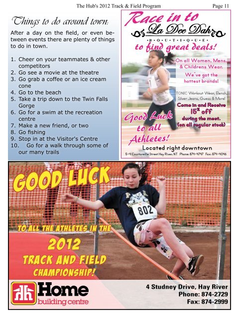 June 2012 TRACK & FIELD Championships - The Hub