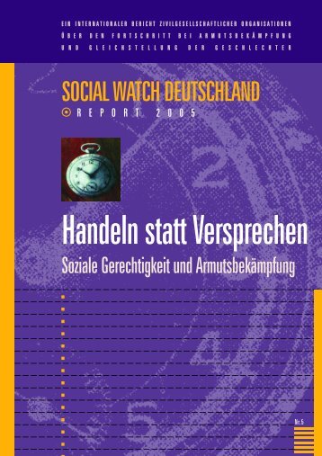 Fünfter Social Watch Deutschland Report (pdf)