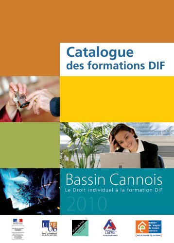 Catalogue des formations DIF - Maison de l'Emploi du Bassin Cannois