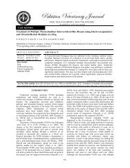 Treatment of Multiple Thoracolumbar Intervertebral Disc Disease ...