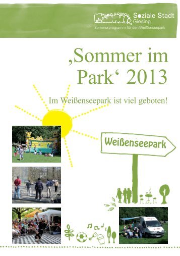 Sommer im Park 2013 - Stadtteilladen Giesing