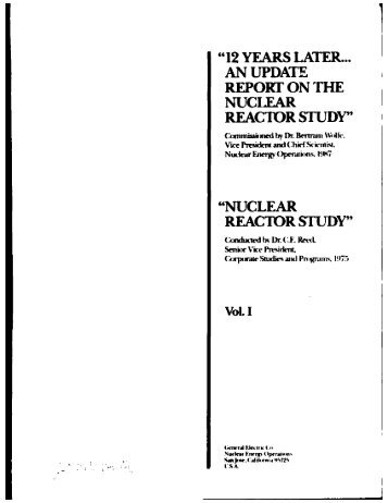 1987 GE Reed Report Update - Vol. 1 Document (10.9MB PDF)