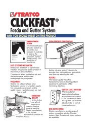 Fascia and Gutter System - Stratco