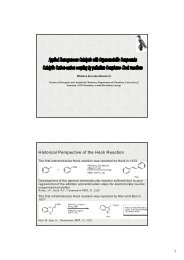 Historical Perspective of the Heck Reaction