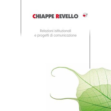 Relazioni istituzionali e progetti di comunicazione - Chiappe Revello ...