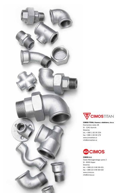 Fitingi Fittings Raccordi - cimos titan