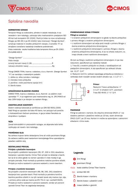 Fitingi Fittings Raccordi - cimos titan