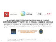 La Carta delle Pietre Ornamentali della Regione Toscana