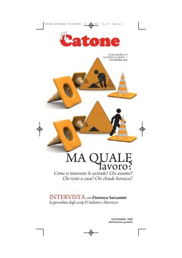 CATONE NOVEMBRE 09:CATONE.qxd - il Refuso
