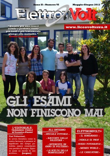 Giornalino ElettronVolt n. 6 (Giugno 2012) - Liceo Scientifico Statale ...