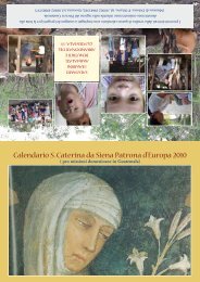 Calendario S. Caterina da Siena Patrona d'Europa ... - Preticattolici.it
