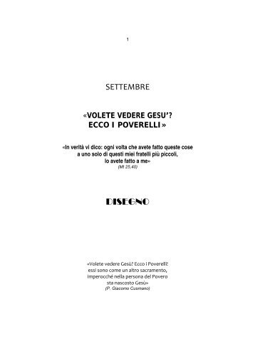 settembre - Suore Serve dei Poveri del Beato Giacomo Cusmano