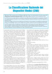 La Classificazione Nazionale dei Dispositivi Medici (CND) - Uvef