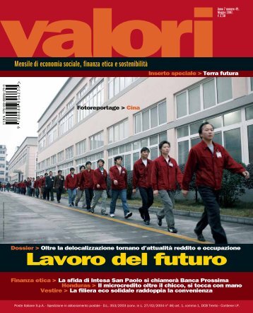 Lavoro del futuro - Valori