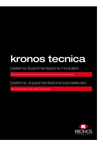 kronos tecnica - Pavimenti per esterni