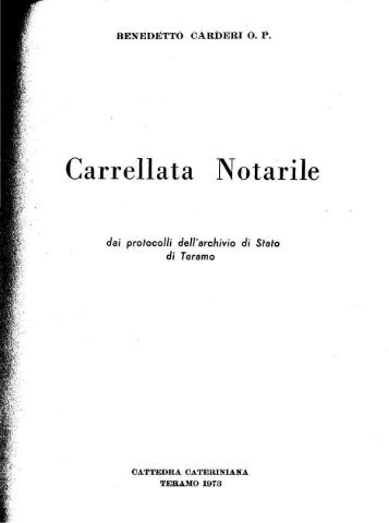 Carrellata Notarile - Abruzzo in Mostra