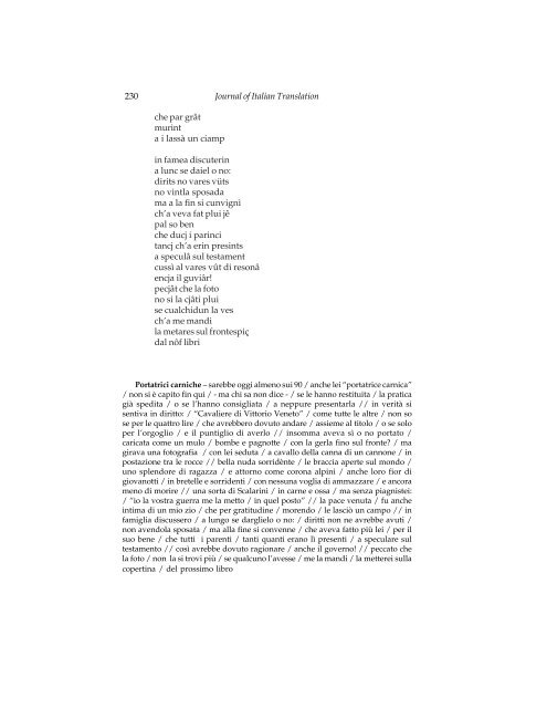 Journal of Italian Translation - Brooklyn College - Academic Home ...