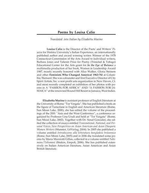 Journal of Italian Translation - Brooklyn College - Academic Home ...