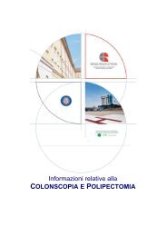 Colonscopia informazioni per il paziente - Ospedali riuniti di Trieste