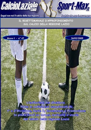 Approfondimento n.46 - venerdi 27 febbraio - Calcio Laziale