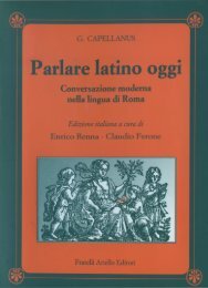 Parlare latino oggi - Accademia Vivarium Novum
