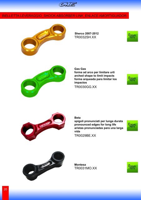 catalogo generale trial 2012 - omf special parts