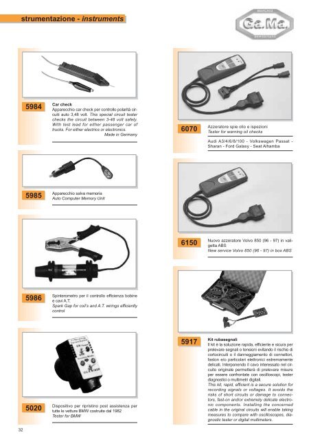 CATALOGO GENERALE CATALOGO GENERALE