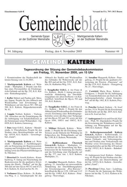 Gemeindeblatt Nr. 44 (3,46 MB) (0 bytes