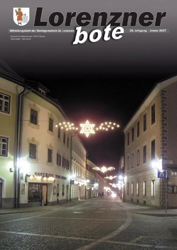 Lorenzner Bote - Ausgabe Januar 2007 (2,13 MB) (0 bytes)