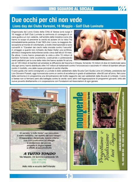 Scarica la rivista in formato PDF - Varese Mese