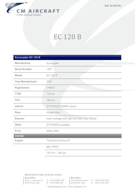 EC 120 B - AvBuyer.com