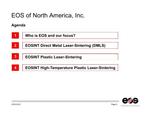 The Global Leader in Laser-Sintering Systems