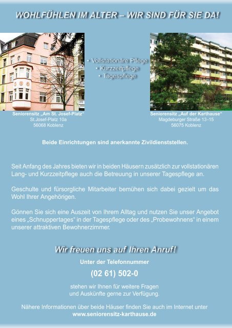 Gesundheitswegweiser Koblenz - Stadt Koblenz