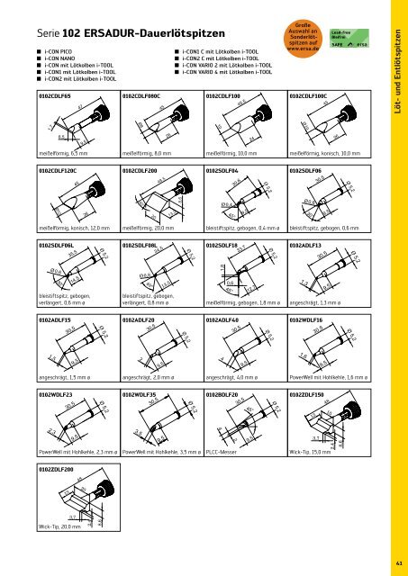 ERSA Lötgerätekatalog - Grothusen