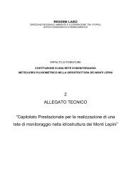 Allegato Tecnico Monti Lepini - Uffico Idrografico e Mareografico di ...