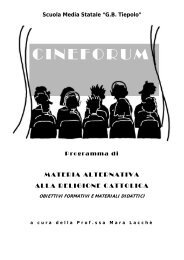 M. Lacchè MAT. ALTERNATIVA Materiale didattico – Cineforum