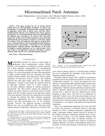 Use Your Antennas Ieee Antennas And Propagation Ieee Antennas And Wireless Propagation Letters Template