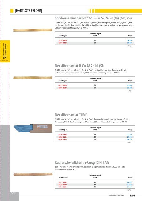 Schweißtechnik 2009 / 2010 - EW NEU GmbH Worms/Speyer ...