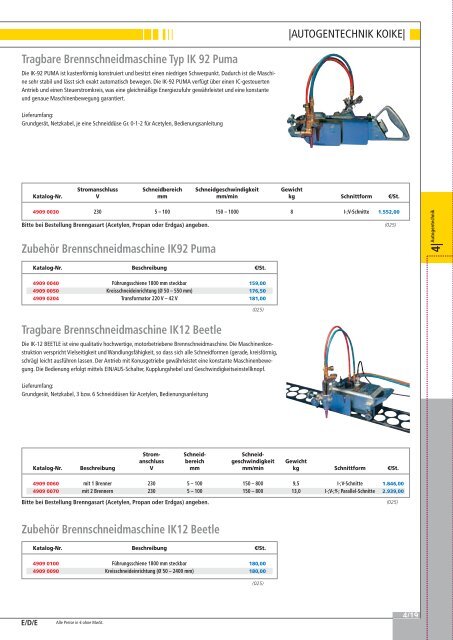 Schweißtechnik 2009 / 2010 - EW NEU GmbH Worms/Speyer ...