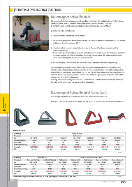 Schweißtechnik 2009 / 2010 - EW NEU GmbH Worms/Speyer ...