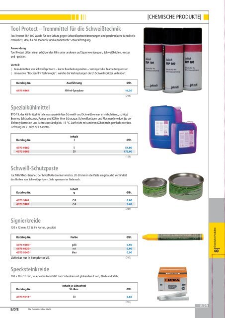 Schweißtechnik 2009 / 2010 - EW NEU GmbH Worms/Speyer ...